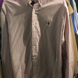 Long sleeve button down polo Ralph Lauren xl shirt